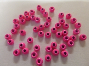 Brass Bead Fluo Pink 2,8 mm